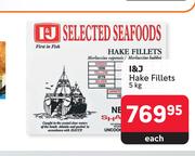 I&J Hake Fillets-5kg