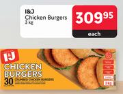 I&J Chicken Burger-3Kg 