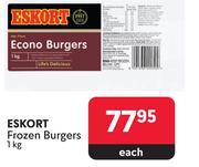 Eskort Frozen Burgers-1kg 