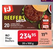 I&J Mega Beefers-20 x 100g