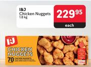 I & J Chicken Nuggests-1.8Kg 