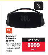 JBL Boombox 3 Portable Speaker 444832-Each