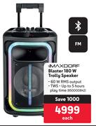 MAXDORF Blaster 180W Trolly Speaker 850000842-Each