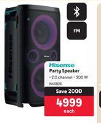 Hisense Pary Speaker 447805-Each