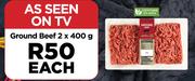 Ground Beef-2 x 400g Each