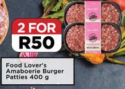 Food Lover's Amaboerie Burger Patties-For 2 x 400g