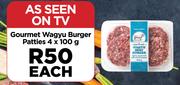 Gourmet Wagyu Burger Patties-4 x 100g