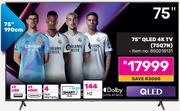 Hisense 75"(190cm) QLED 4K TV 75Q7N 