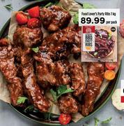 Food Lover's Party Ribs-1Kg Per Pack