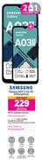 2 x Samsung Galaxy A03 Core 4G Smartphone-On Red Flexi 130 + On Promo 70