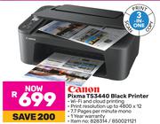 Canon Pixma TS3440 Black Printer