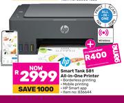 HP Smart Tank 581 All In One Printer