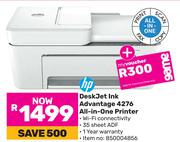 HP Deskjet Ink Advantage 4276 All In One Printer