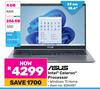 Asus 15.6"(39cm) Intel Celeron Processor
