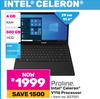 Proline 11.6"(29cm) Intel Celeron V116 Processor 