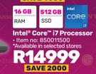 MSI 14"(35cm) Intel Core i7 Processor
