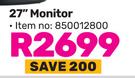 Acer 27" Monitor