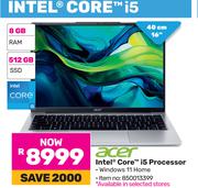 Acer 16"(40cm) Intel Core i5 Processor