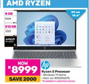 HP 15.6"(39cm) Ryzen 5 Processor