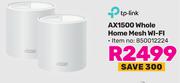 Tp-Link AX1500 Whole Home Mesh Wi-Fi