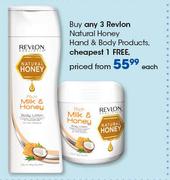 Revlon Natural Honey Hand & Body Products-Each