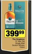 The Singleton 12 Year Old Single Malt Scotch Whisky-750ml