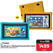 Pebble Toy Story 4 Or Mickey & Friends Kids Tablet-Each