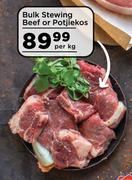 Bulk Stewing Beef Or Potjiekos-Per kg