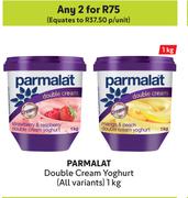 Parmalat Double Cream Yoghurt (All Variants)-For 2 x 1Kg