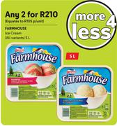 Farmhouse Ice Cream (All Variants)-For 2 x 5L