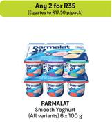 Parmalat Smooth Yoghurt (All Variants)-For Any 2 x 6 x 100g