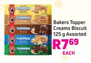 Bakers Topper Creams Biscuit Assorted-125g Each