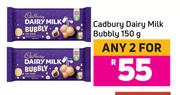Cadbury Dairy Milk Bubbly-For 2 x 150g