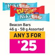 Beacon Bars Assorted-For 3 x 46g-58g