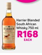 Harrier Blended South African Whisky-750ml Each