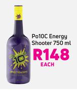 PO 10C Energy Shooter-750ml Each