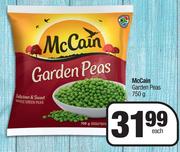 McCain Garden Peas-750g Each