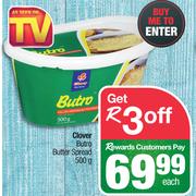 Clover Butro Butter Spread-500g Each