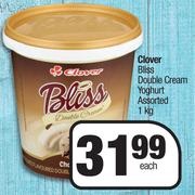 Clover Bliss Double Cream Yoghurt Assorted-1Kg Each