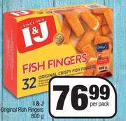 I&J Original Fish Fingers-800g Per Pack