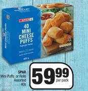 Spar Mini Puffs Or Rolls Assorted-40s Per Pack