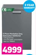 Defy 13 Place Manhattan Grey Dishwasher DDW232