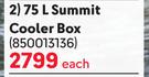 Camp Master 75L Summit Cooler Box-Each
