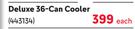 Camp Master Deluxe 36 Can Cooler-Each