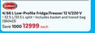 Sno Master 66L Low Profile Fridge/Freezer 12V/220V-Each