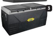 Camp Master 75L Fridge/Freezer 12V/220V-Each
