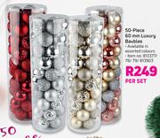 50 Piece 60mm Luxury Baubles-Per Set
