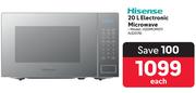 Hisense 20L Electronic Microwave