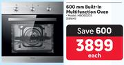 Hisense 600mm Built-In Multifuction Oven