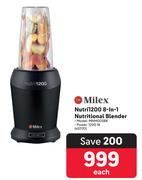 Milex Nutri1200 8in1 Nutritional Blender